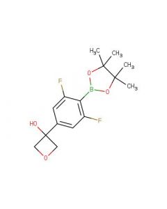 Astatech 3-(3,5-DIFLUORO-4-(4,4,5,5-TETRAMETHYL-1,3,2-DIOXABOROLAN-2-YL)PHENYL)OXETAN-3-OL; 1G; Purity 95%; MDL-MFCD28126918